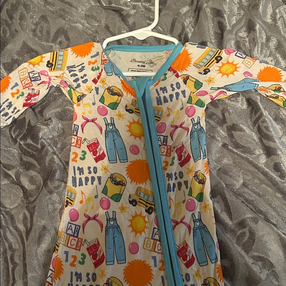 Brinley Jo’s  Colorful Kids One Piece Footie